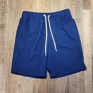 Blue Swimsuit Trunks Men's Size Small